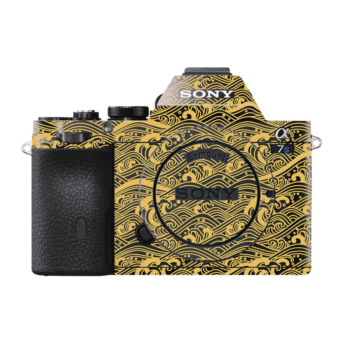 Textured Golden Tide Sony A7 V Camera Skin