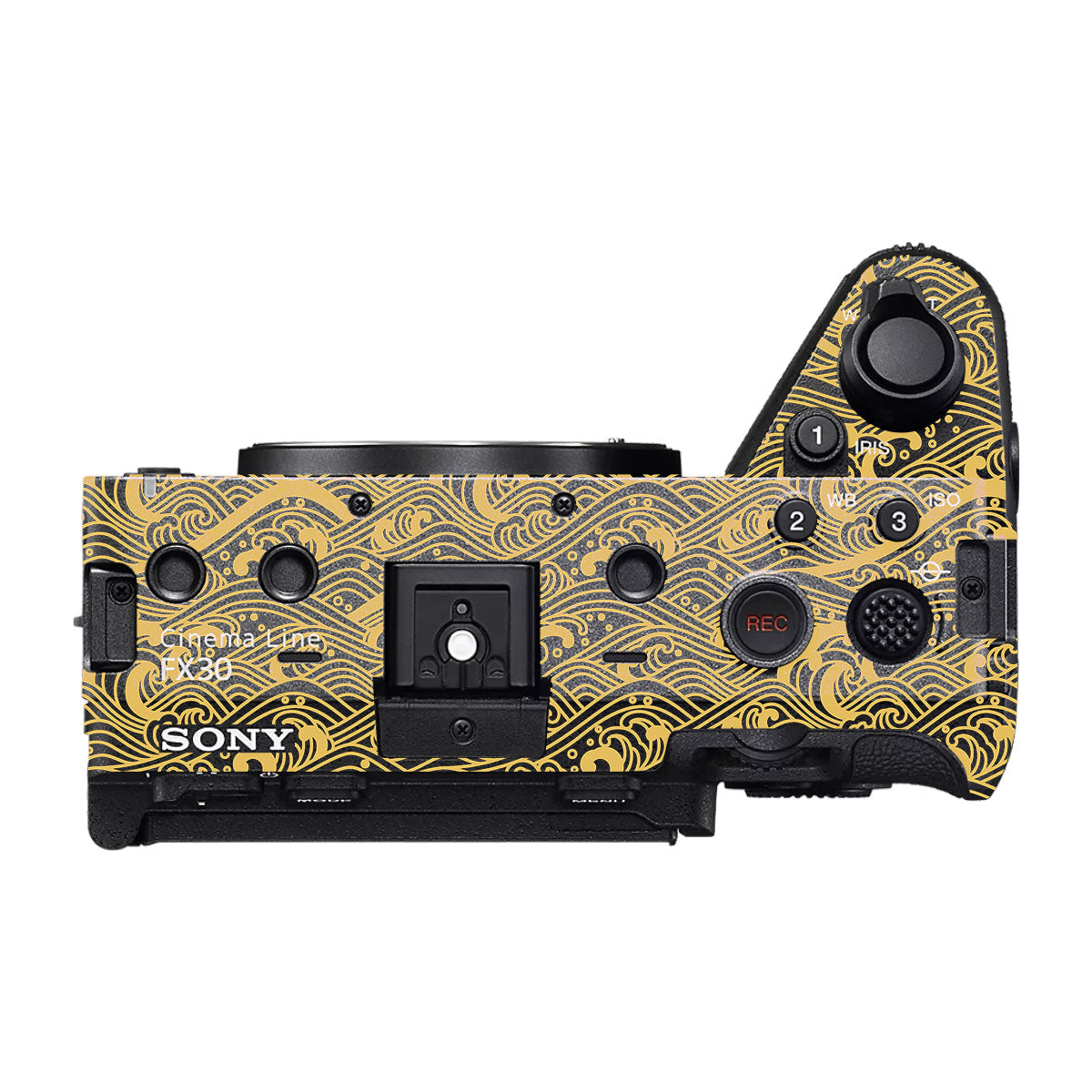 Textured Golden Tide Sony FX30 Camera Skin