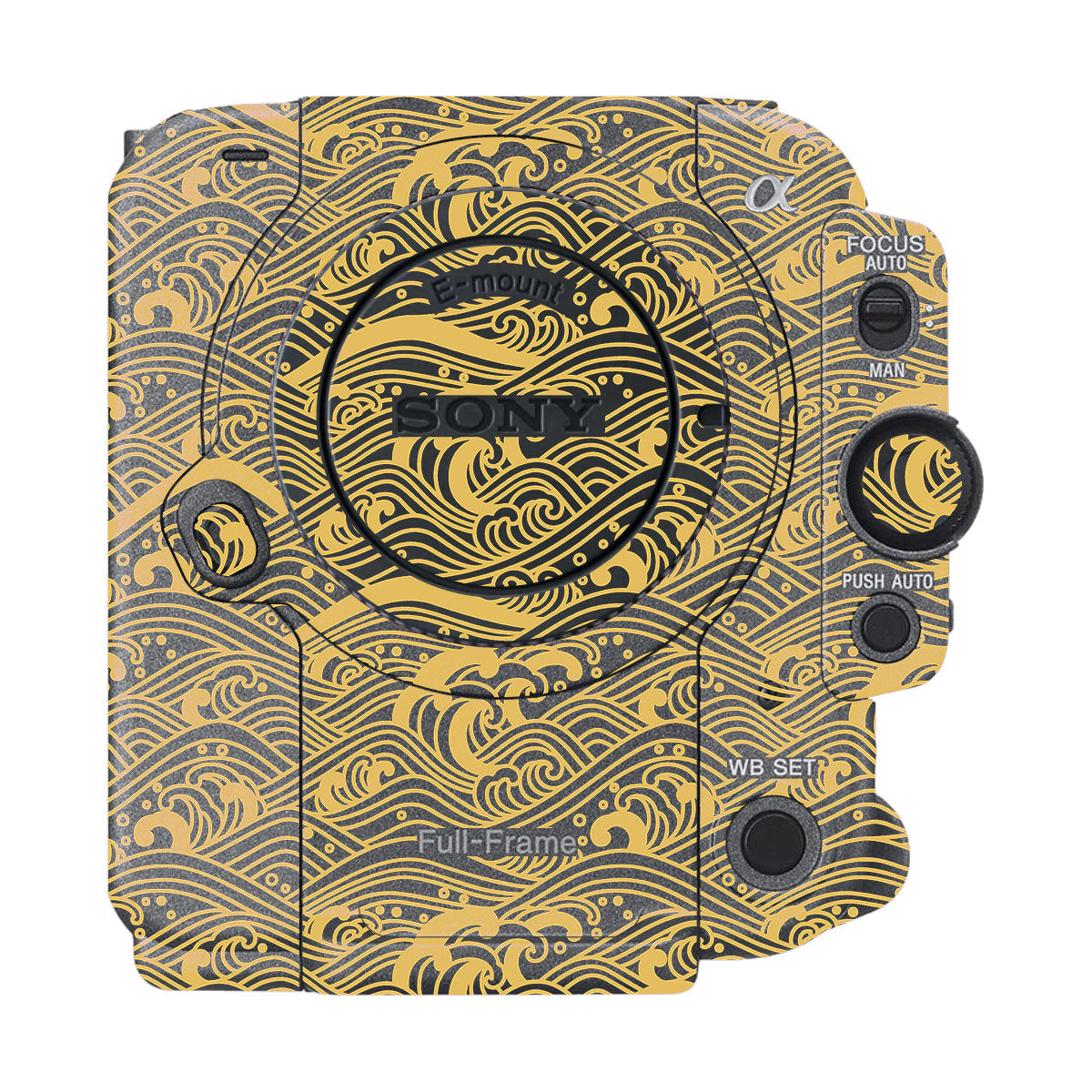 Textured Golden Tide Sony FX6 Camera Skin