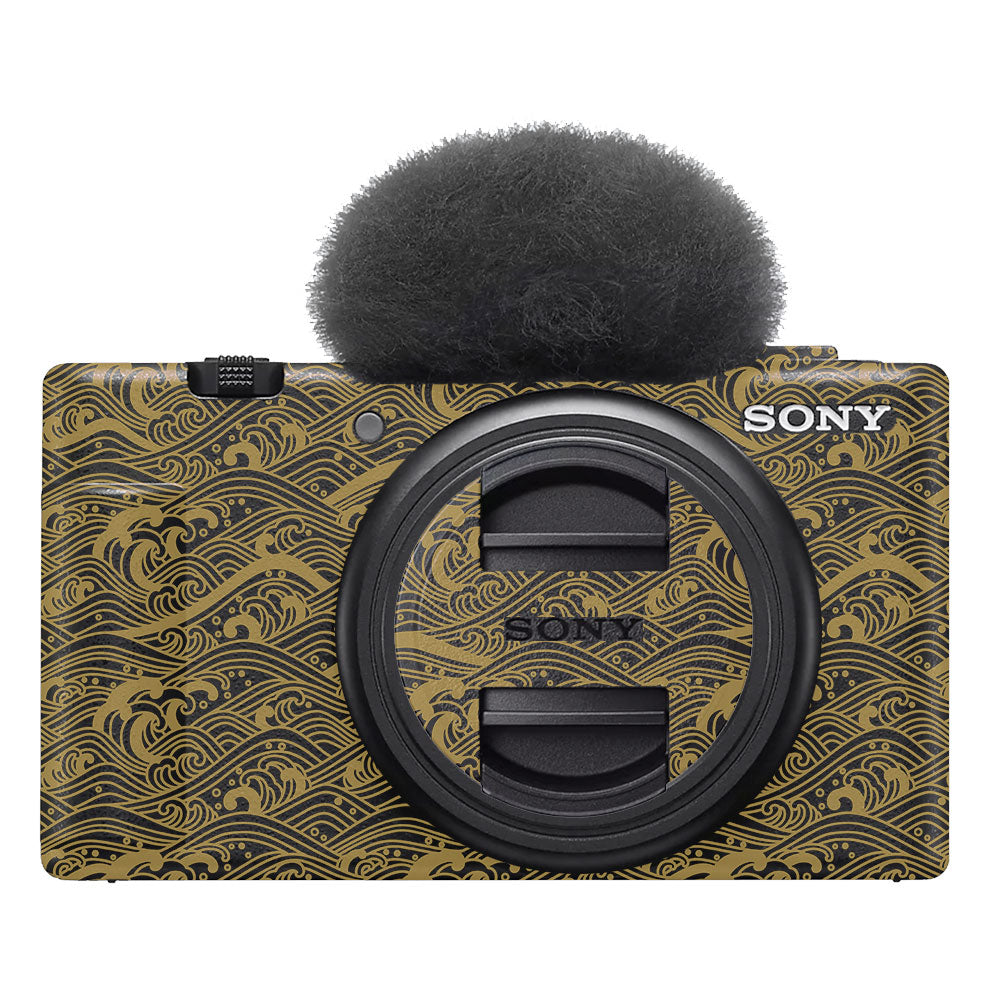 Textured Golden Tide Sony ZV-1F Camera Skin