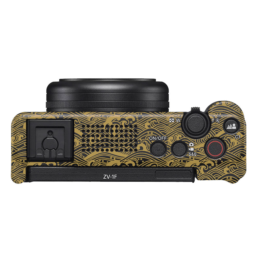 Textured Golden Tide Sony ZV-1F Camera Skin