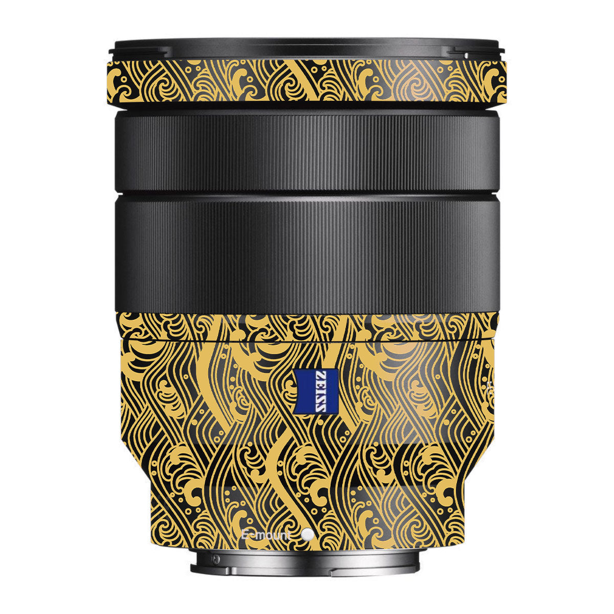 Textured Golden Tide Sony FE 16-35mm F/4 ZA OSS Camera Lens Skin