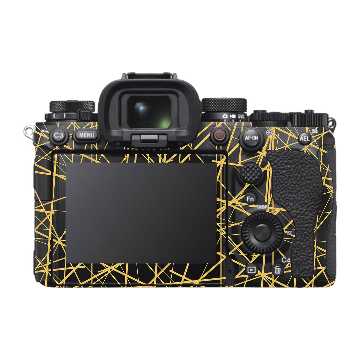 Textured Golden Web Sony A1 Mark II Camera Skin