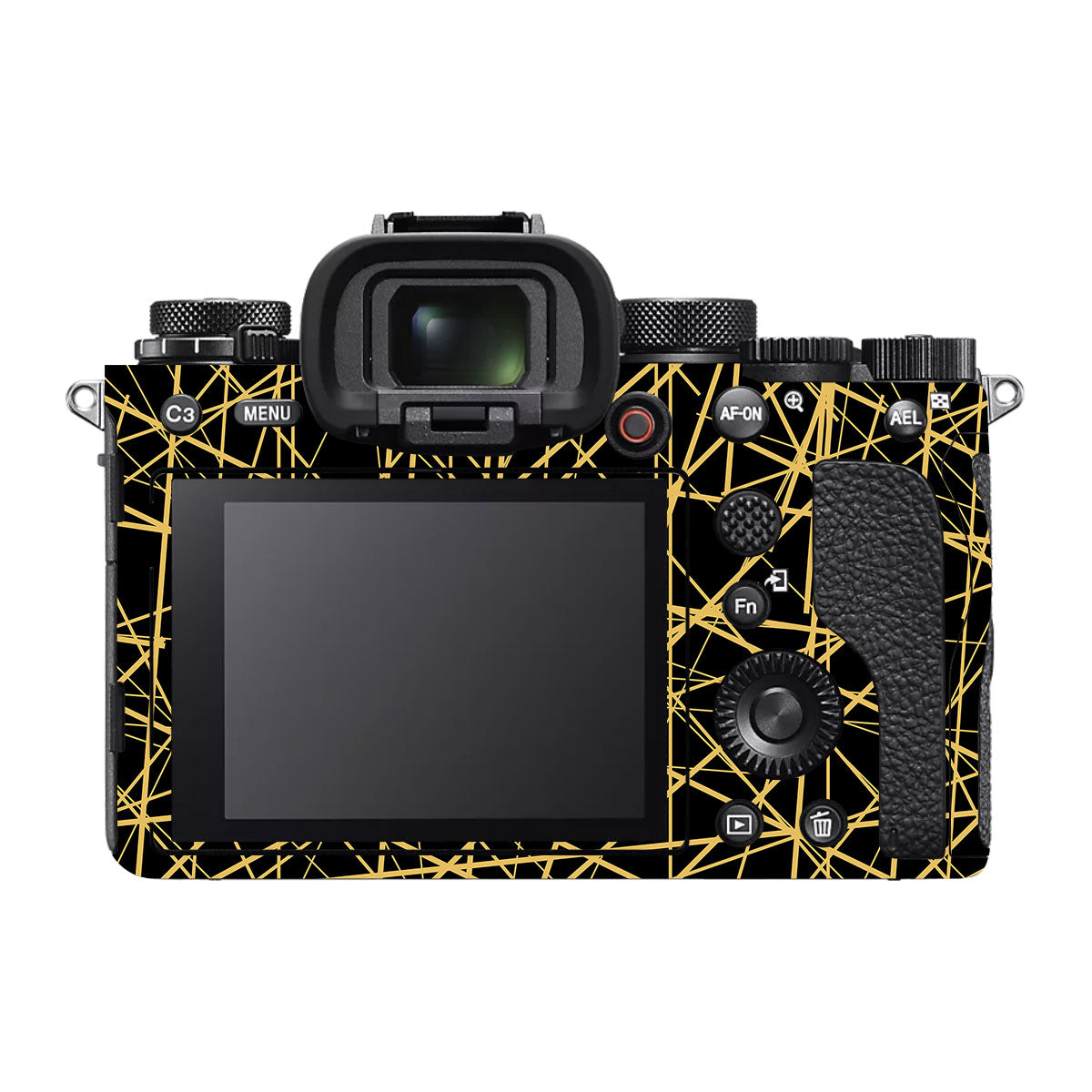 Textured Golden Web Sony A1 Camera Skin