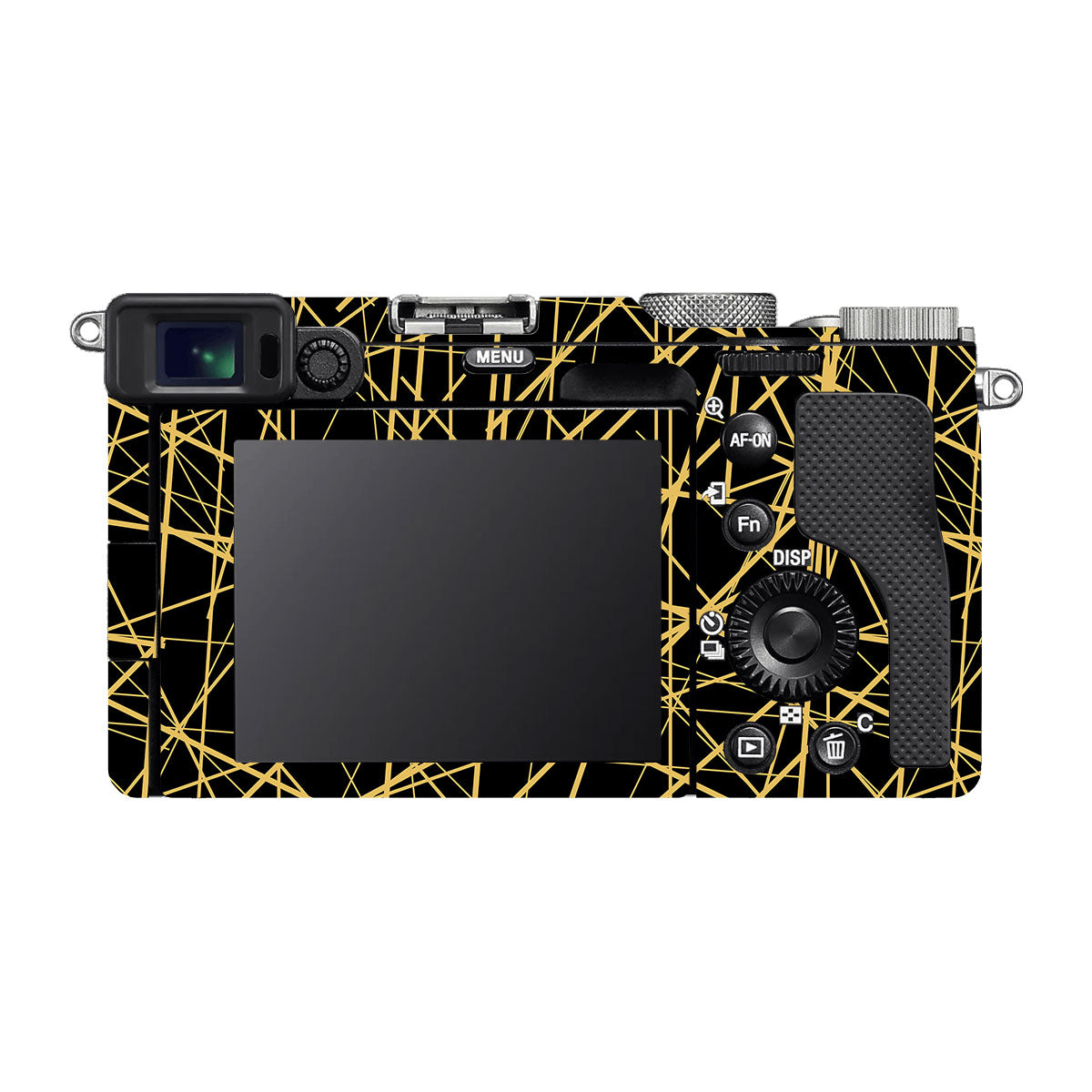 Textured Golden Web Sony A7 C Camera Skin