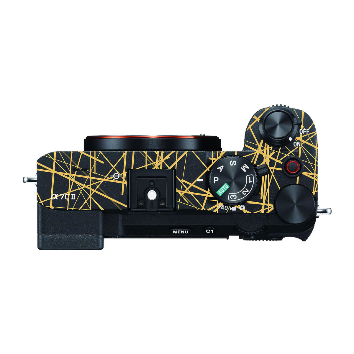 Textured Golden Web Sony A7 CII Camera Skin