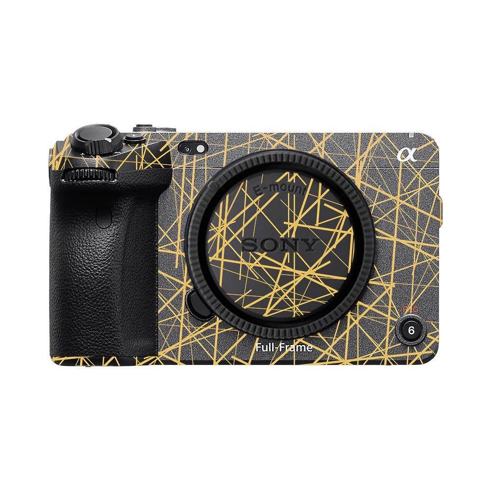 Textured Golden Web Sony FX3 Camera Skin