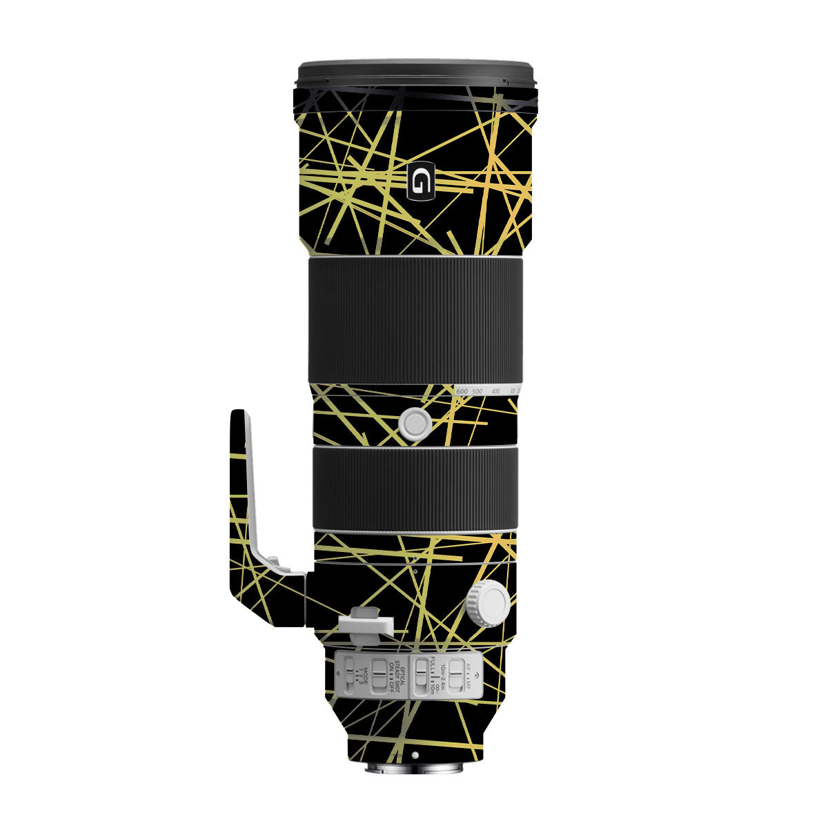 Textured Golden Web Sony FE 200-600mm F/5.6-6.3 G OSS Camera Lens Skin
