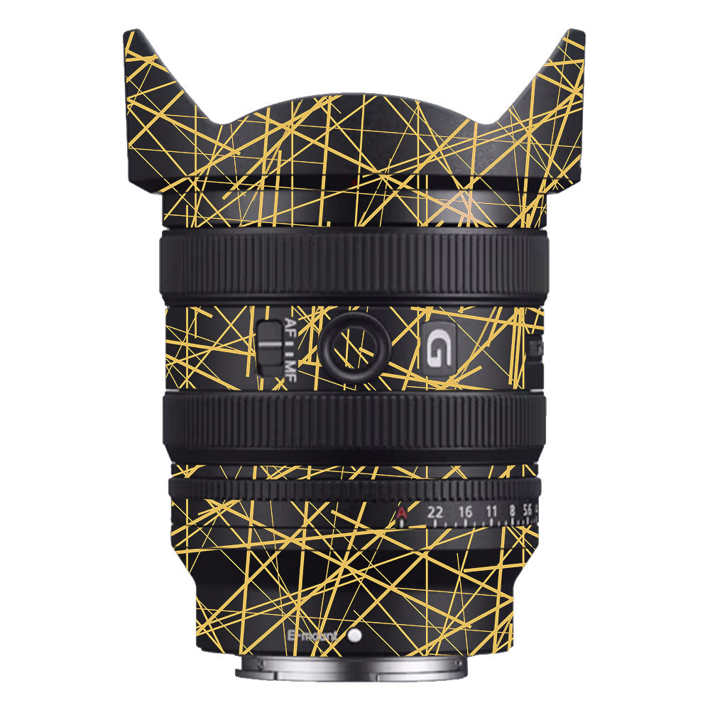 Textured Golden Web Sony FE 24-50mm f/2.8 G Camera Lens Skin