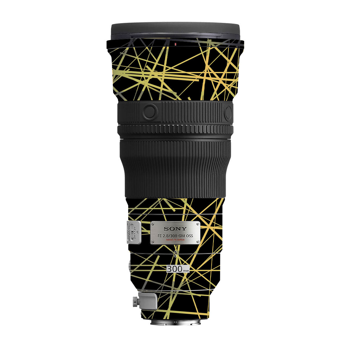 Textured Golden Web Sony FE 300mm F/2.8 GM OSS Camera Lens Skin