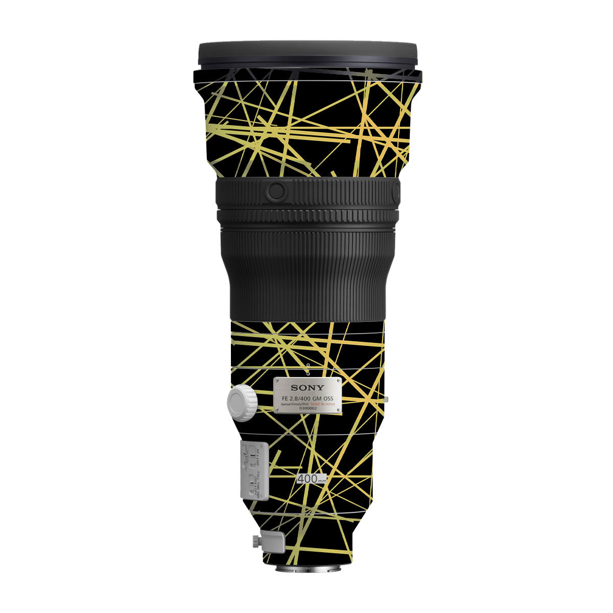 Textured Golden Web Sony FE 400mm F/2.8 GM Camera Lens Skin