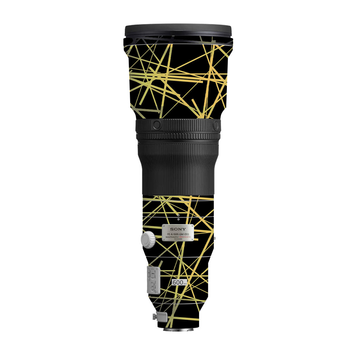 Textured Golden Web Sony FE 600mm F/4 GM OSS Camera Lens Skin
