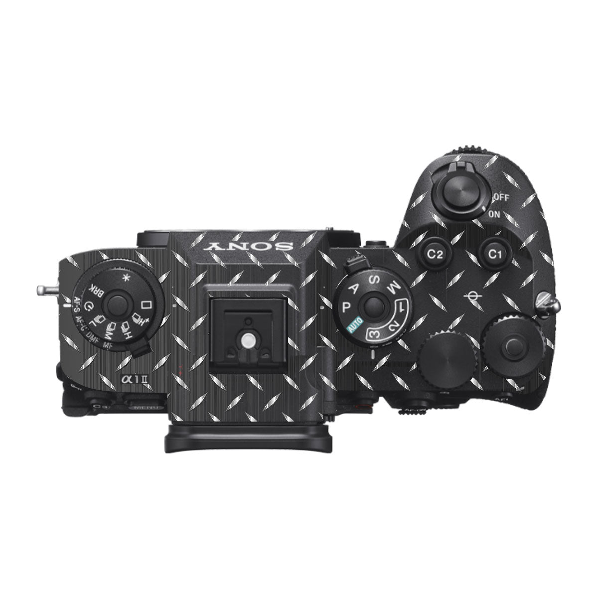 Textured Graphite Tread Sony A1 Mark II Camera Skin