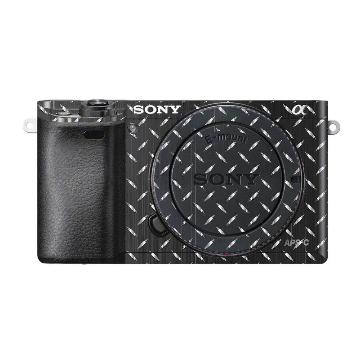 Textured Graphite Tread Sony A6000 Camera Skins