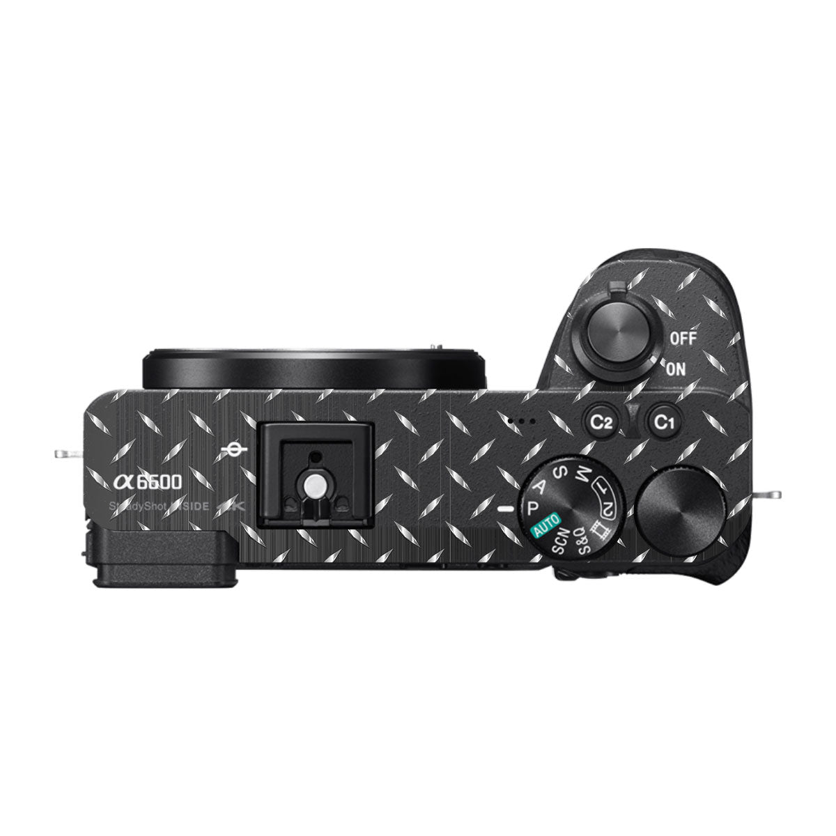Textured Graphite Tread Sony A6600 Camera Skins