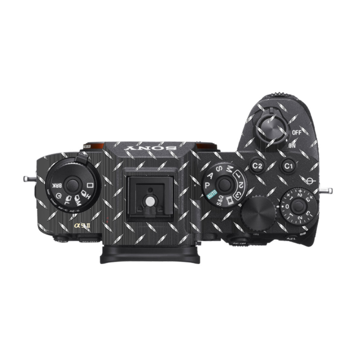 Textured Graphite Tread Sony A9 Camera Skins