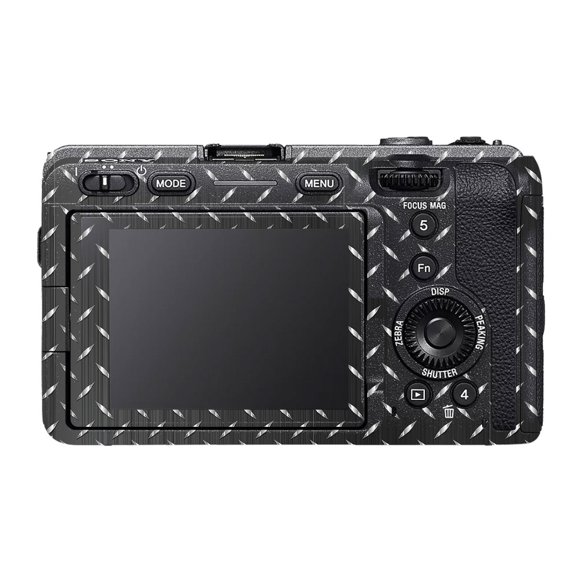Textured Graphite Tread Sony FX30 Camera Skin