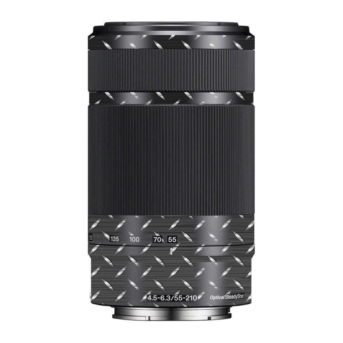 Textured Graphite Tread Sony E 55-210mm F/4.5-6.3 OSS Camera Lens Skin