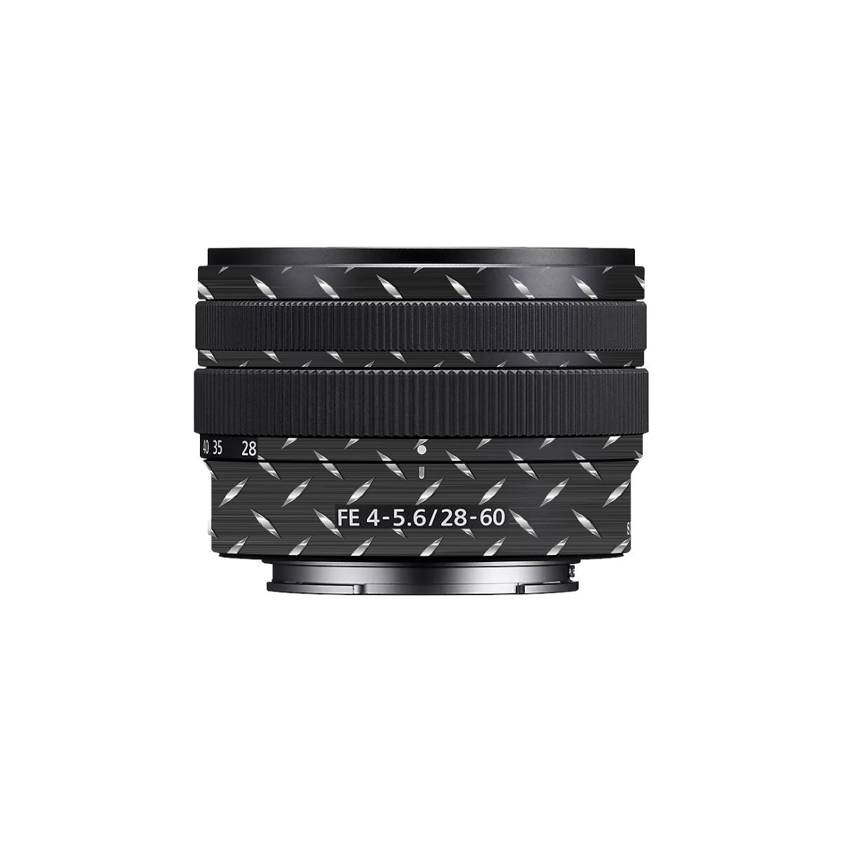Textured Graphite Tread Sony FE 28-60mm F/4-5.6 Camera Lens Skin