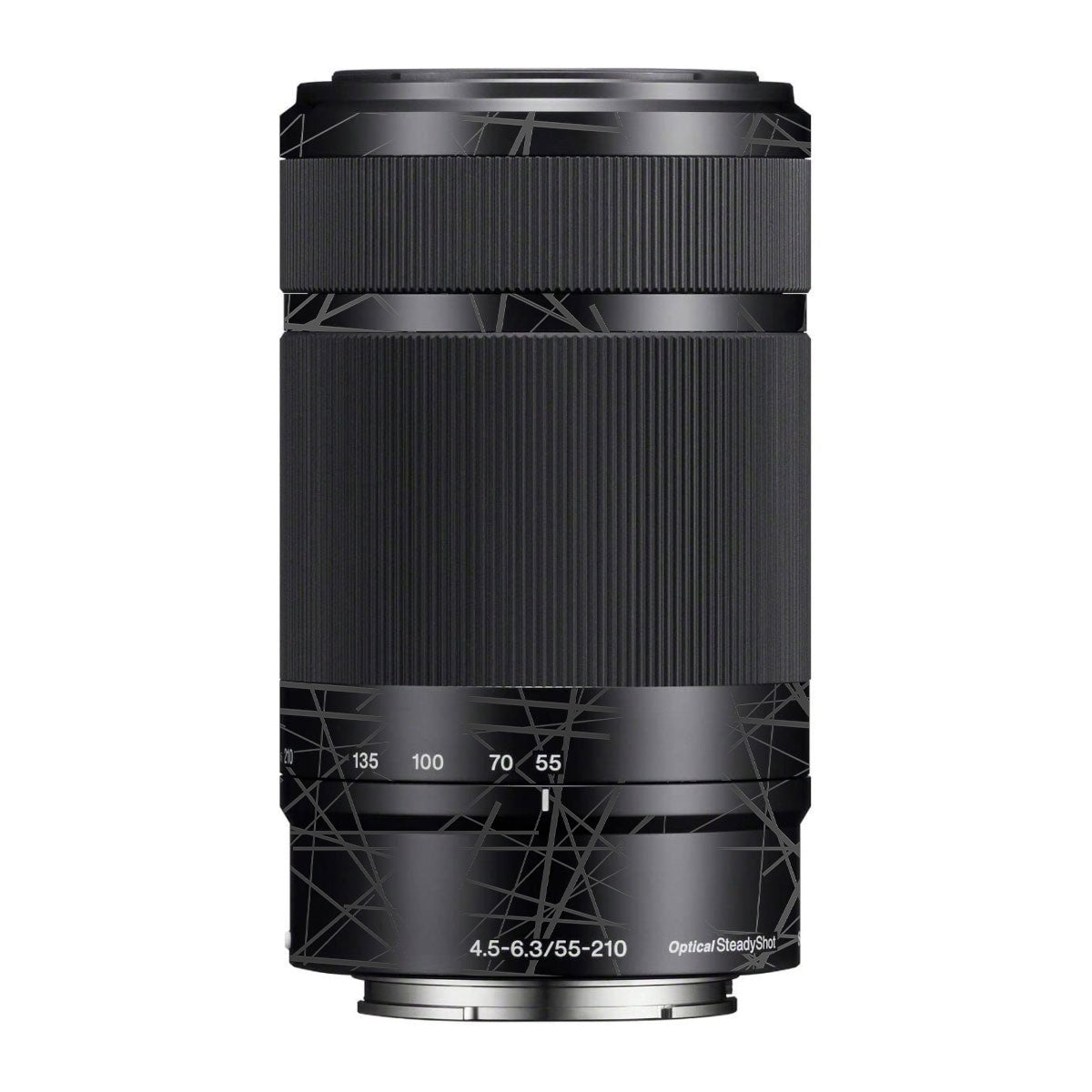 Textured Matte Graphite Sony E 55-210mm F/4.5-6.3 OSS Camera Lens Skin