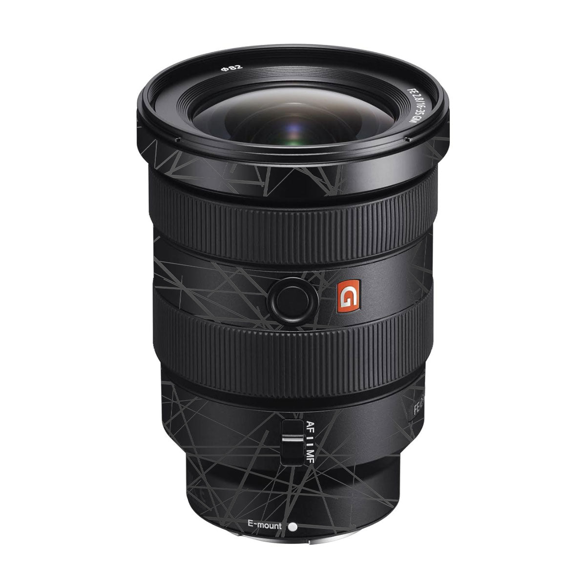 Textured Matte Graphite Sony FE 16-35mm F/2.8 GM II Camera Lens Skin