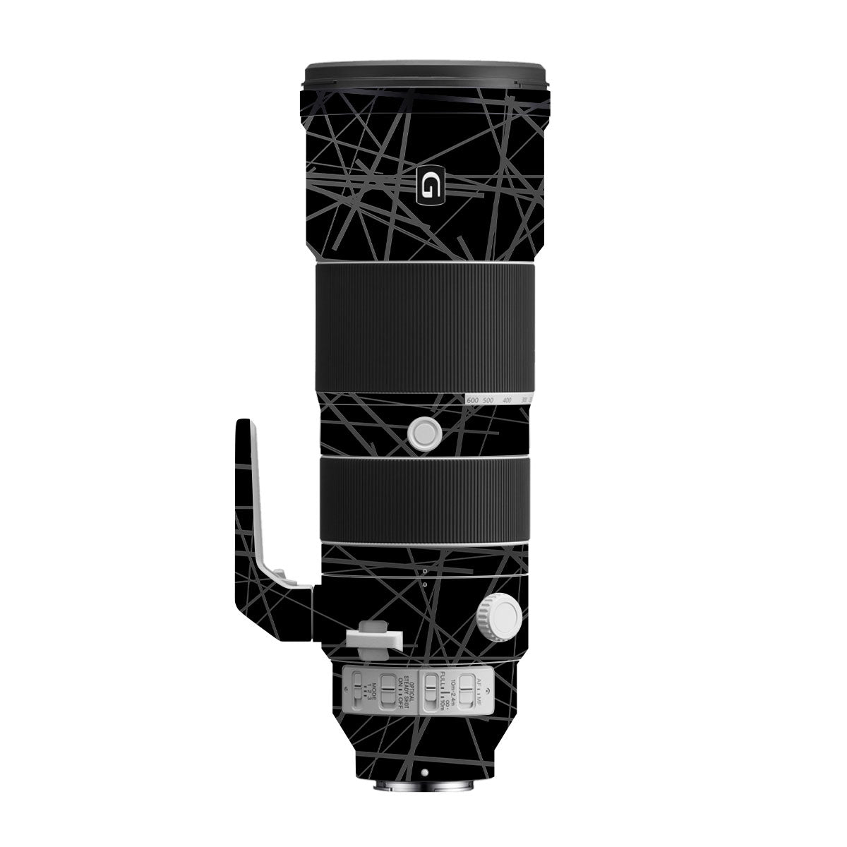 Textured Matte Graphite Sony FE 200-600mm F/5.6-6.3 G OSS Camera Lens Skin