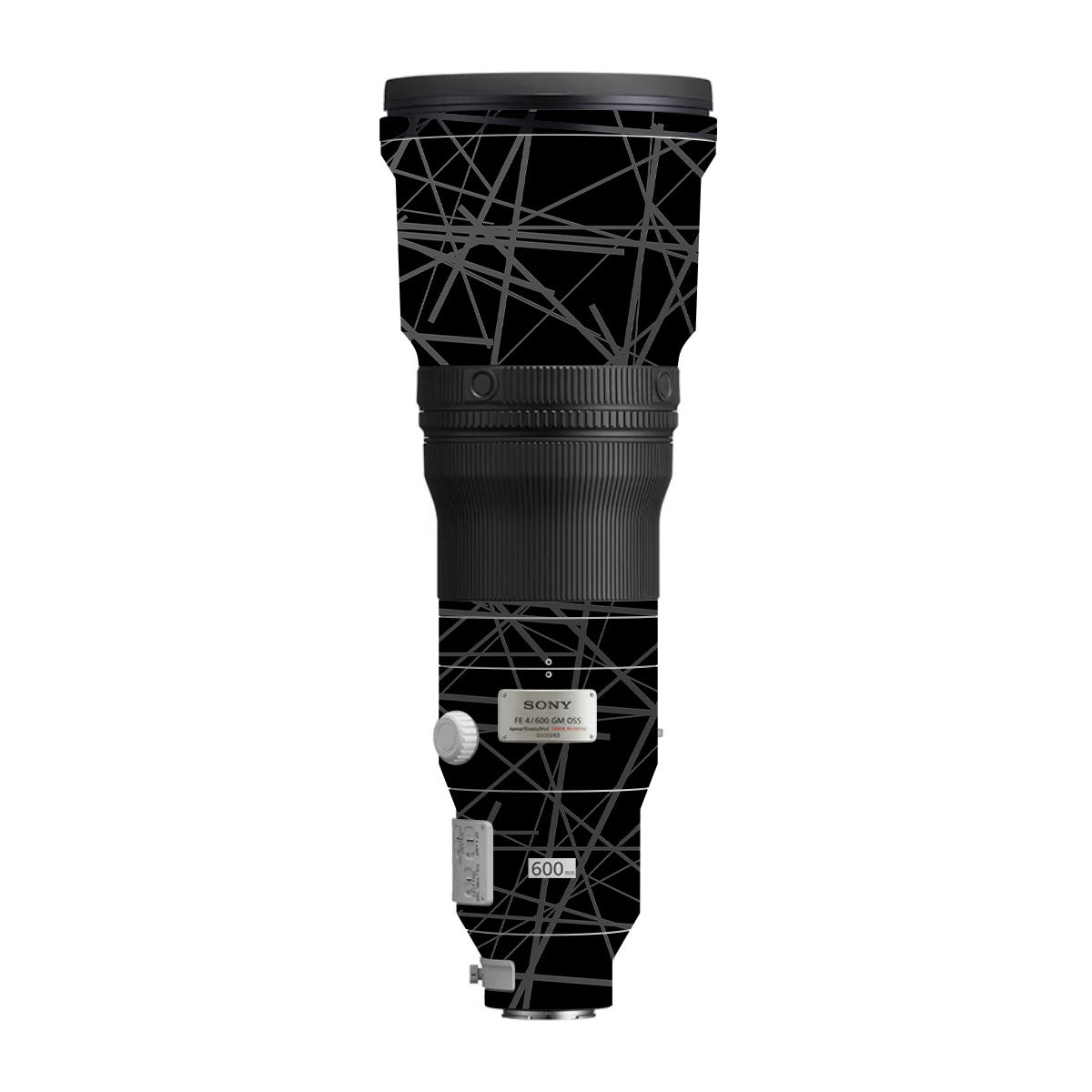 Textured Matte Graphite Sony FE 600mm F/4 GM OSS Camera Lens Skin