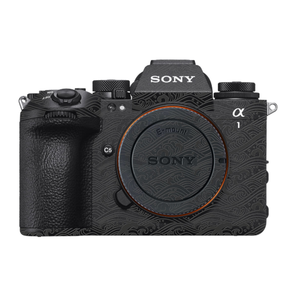 Textured Matte Charcoal Sony A1 Mark II Camera Skin