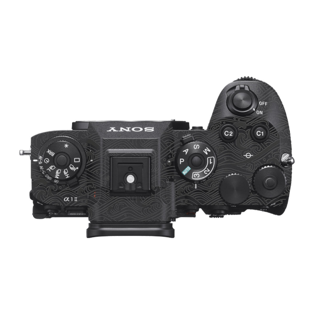 Textured Matte Charcoal Sony A1 Mark II Camera Skin