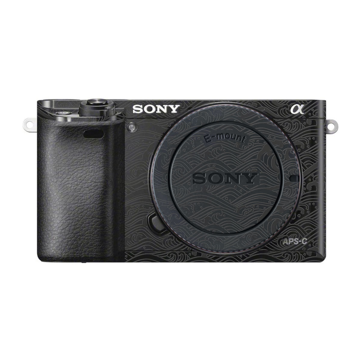 Textured Matte Charcoal Sony A6500 Camera Skins