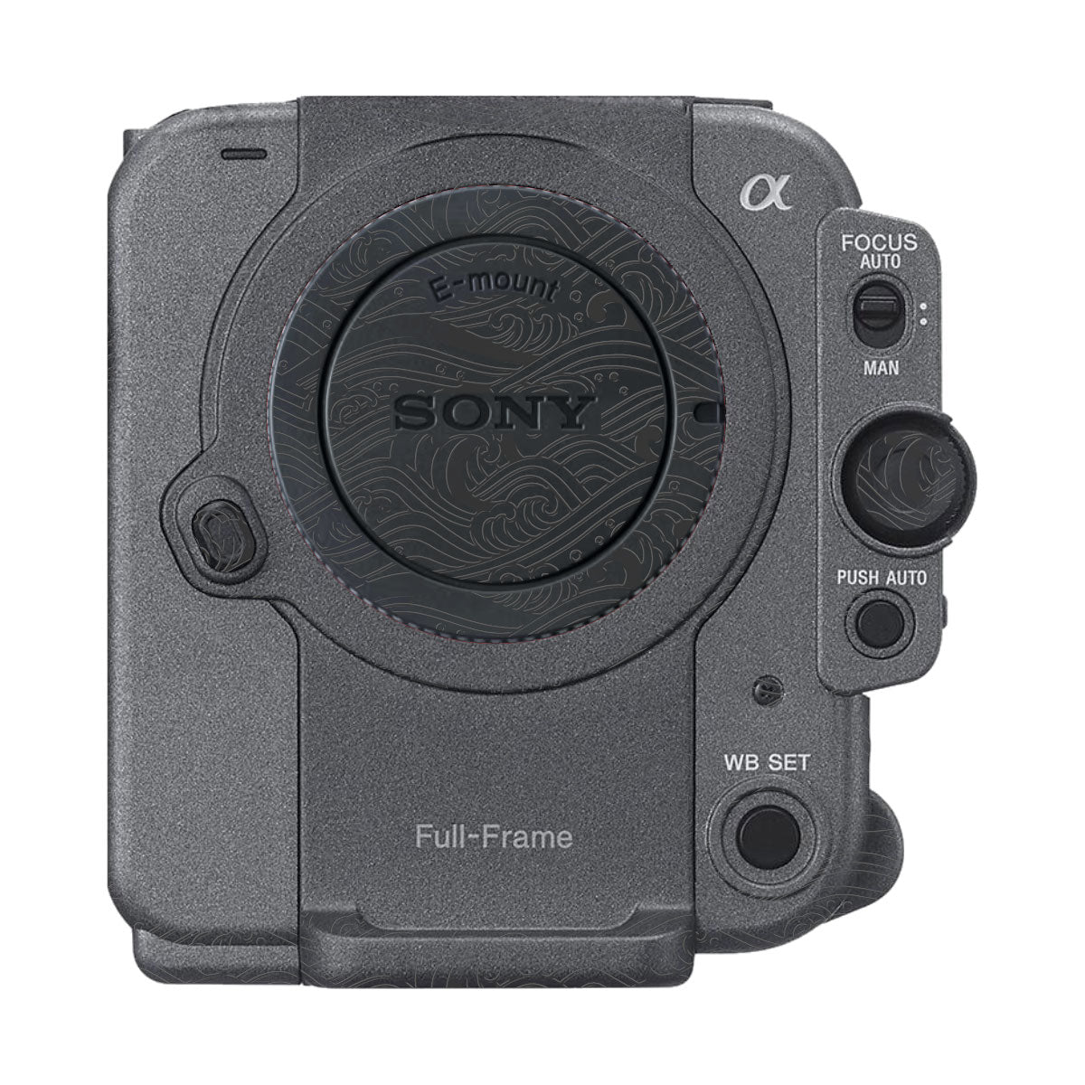 Textured Matte Charcoal Sony FX6 Camera Skin