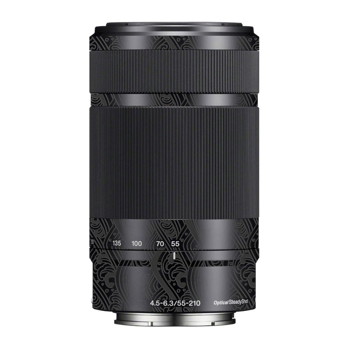 Textured Matte Charcoal Sony E 55-210mm F/4.5-6.3 OSS Camera Lens Skin