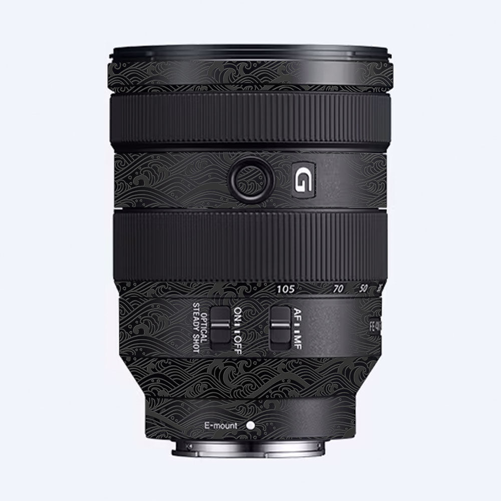 Textured Matte Charcoal Sony FE 24-105mm f/4 G OSS Camera Lens Skin