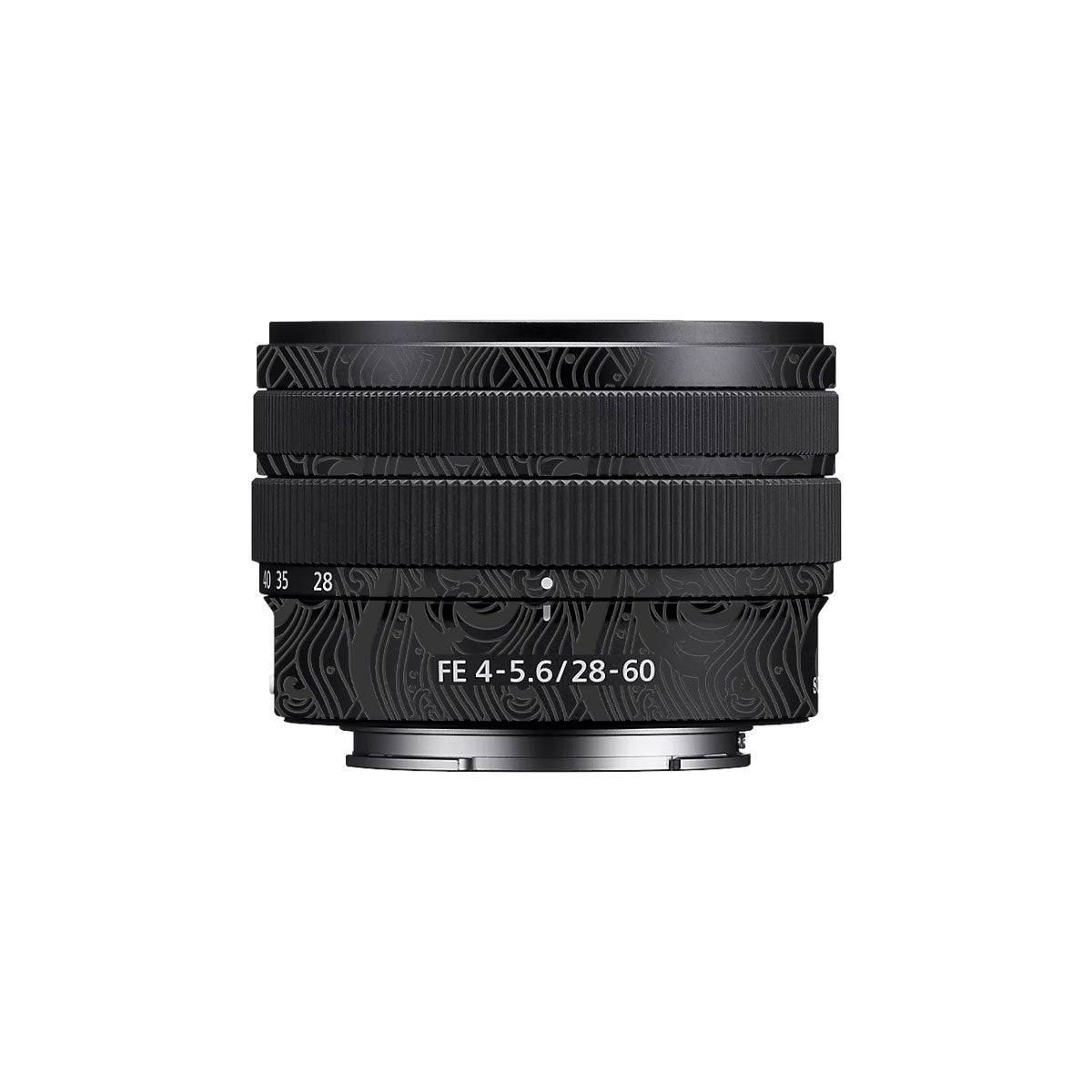 Textured Matte Charcoal Sony FE 28-60mm F/4-5.6 Camera Lens Skin