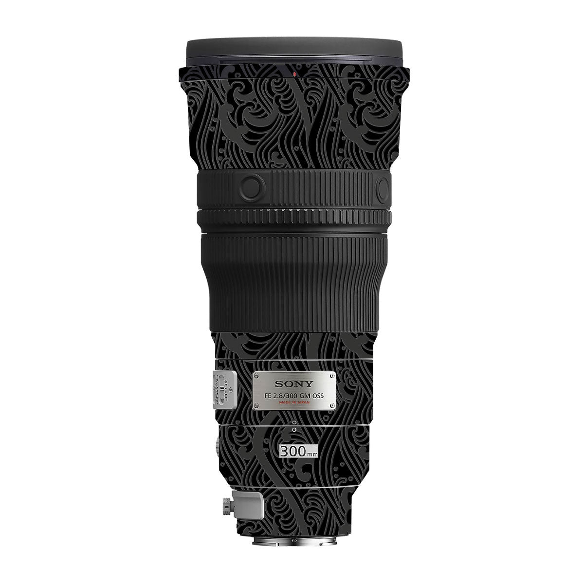 Textured Matte Charcoal Sony FE 300mm F/2.8 GM OSS Camera Lens Skin