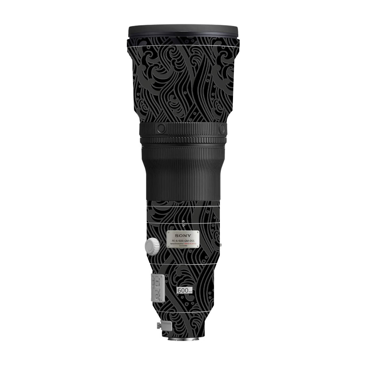 Textured Matte Charcoal Sony FE 600mm F/4 GM OSS Camera Lens Skin