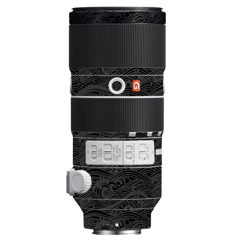 Textured Matte Charcoal Sony FE 70–200mm f/2.8 GM OSS Camera Lens Skin