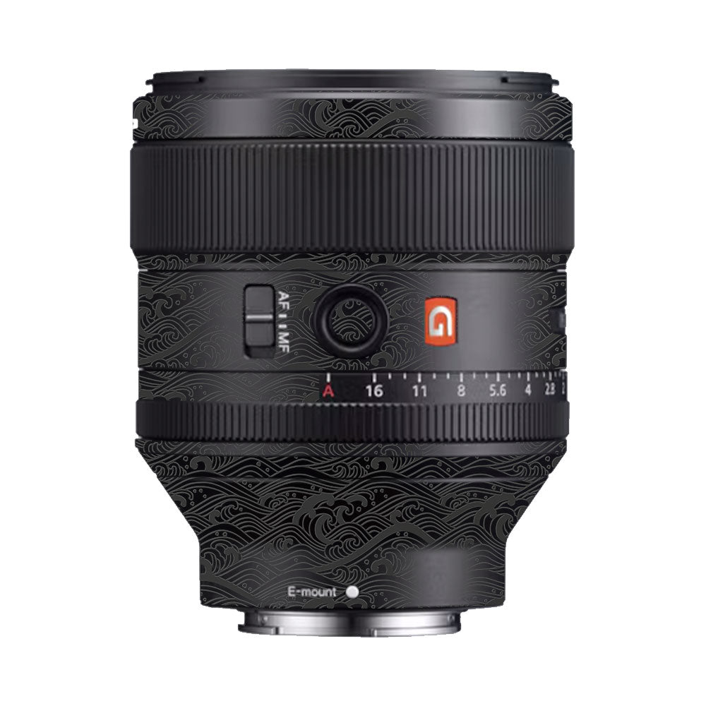 Textured Matte Charcoal Sony FE 85mm f/1.4 GM Camera Lens Skin