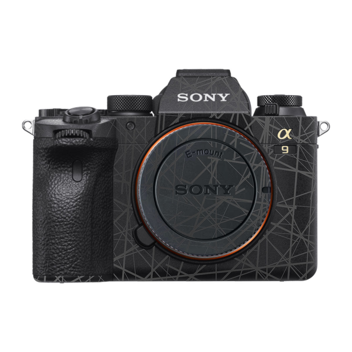 Textured Matte Graphite Sony A9 Camera Skins