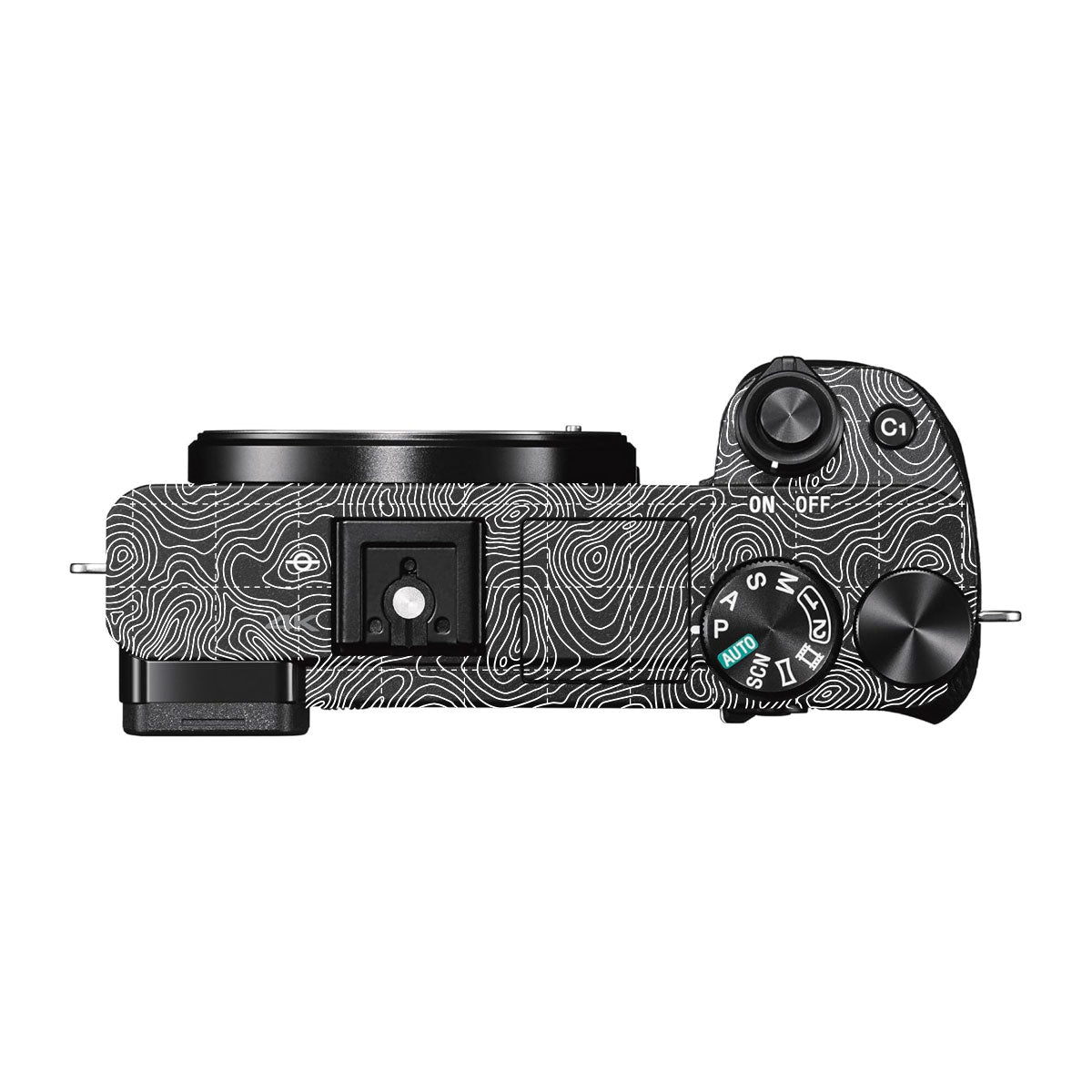 Textured Midnight Slate Sony A6000 Camera Skins