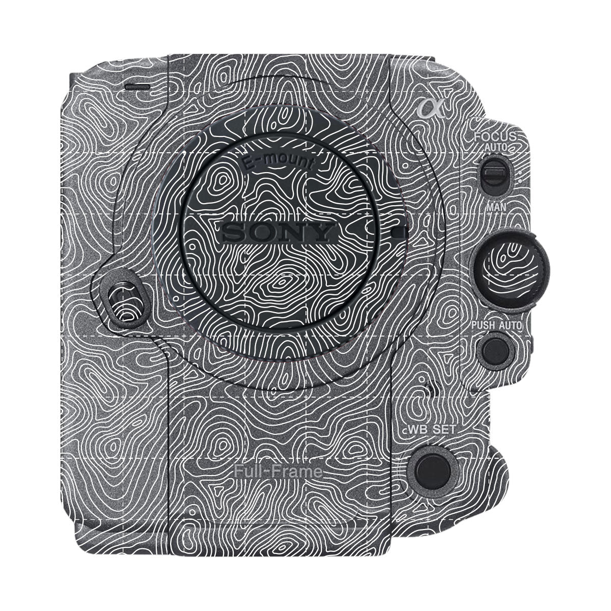 Textured Midnight Slate Sony FX6 Camera Skin