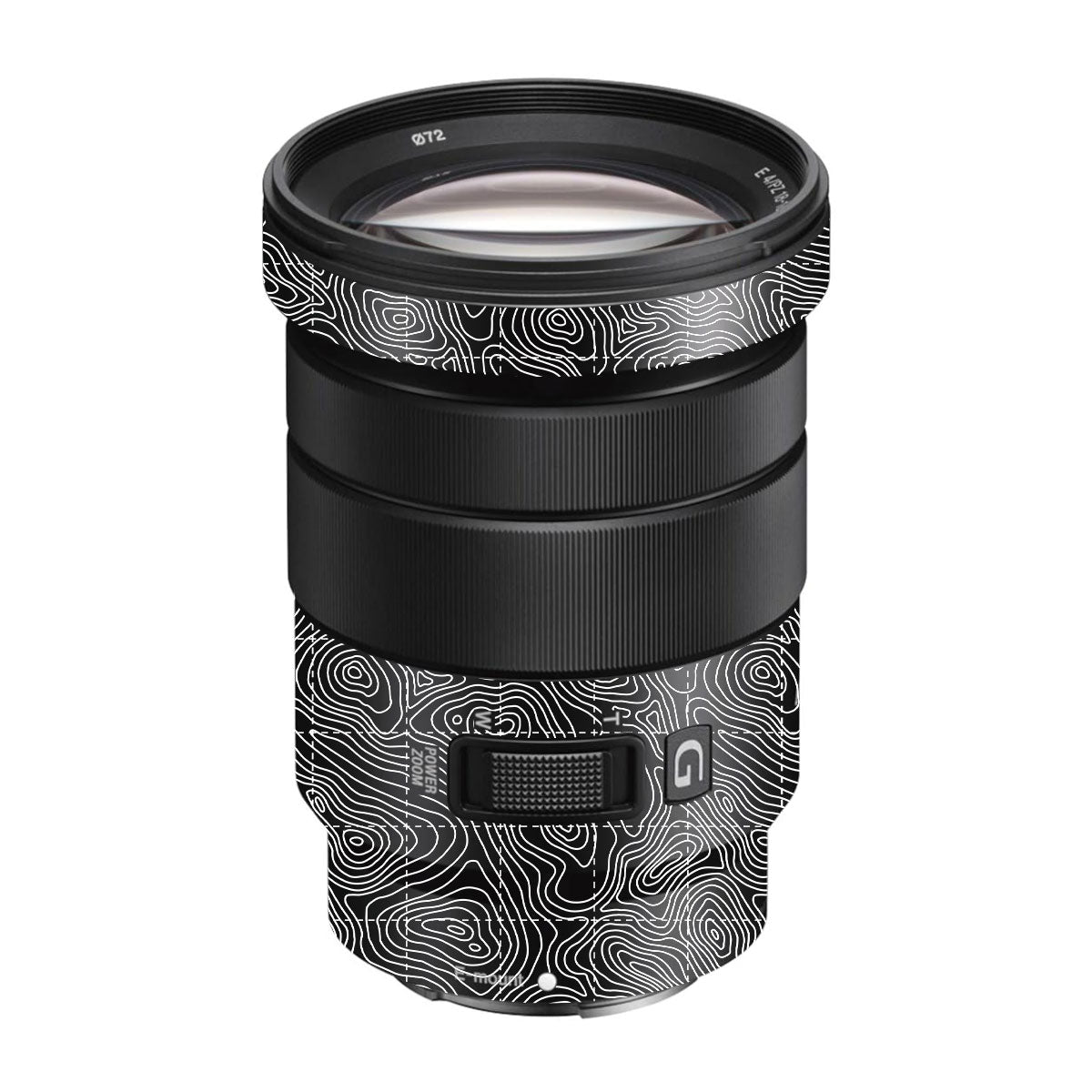 Textured Midnight Slate Sony E 18-105mm F/4 Camera Lens Skin