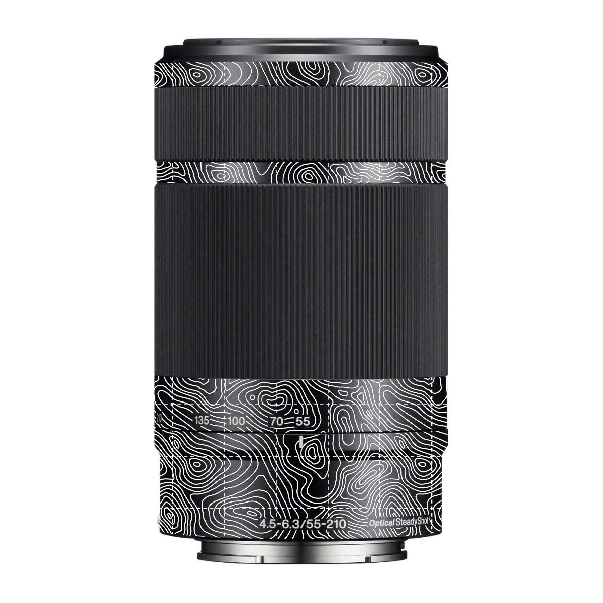 Textured Midnight Slate Sony E 55-210mm F/4.5-6.3 OSS Camera Lens Skin