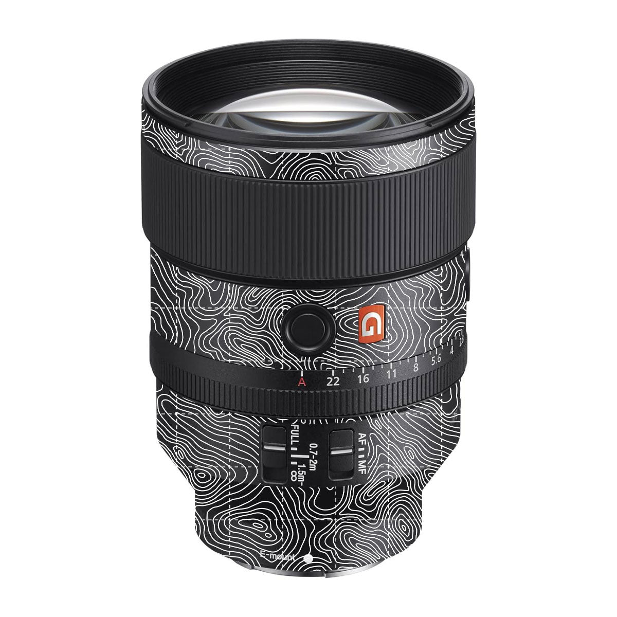 Textured Midnight Slate Sony FE 135mm F/1.8 GM Camera Lens Skin