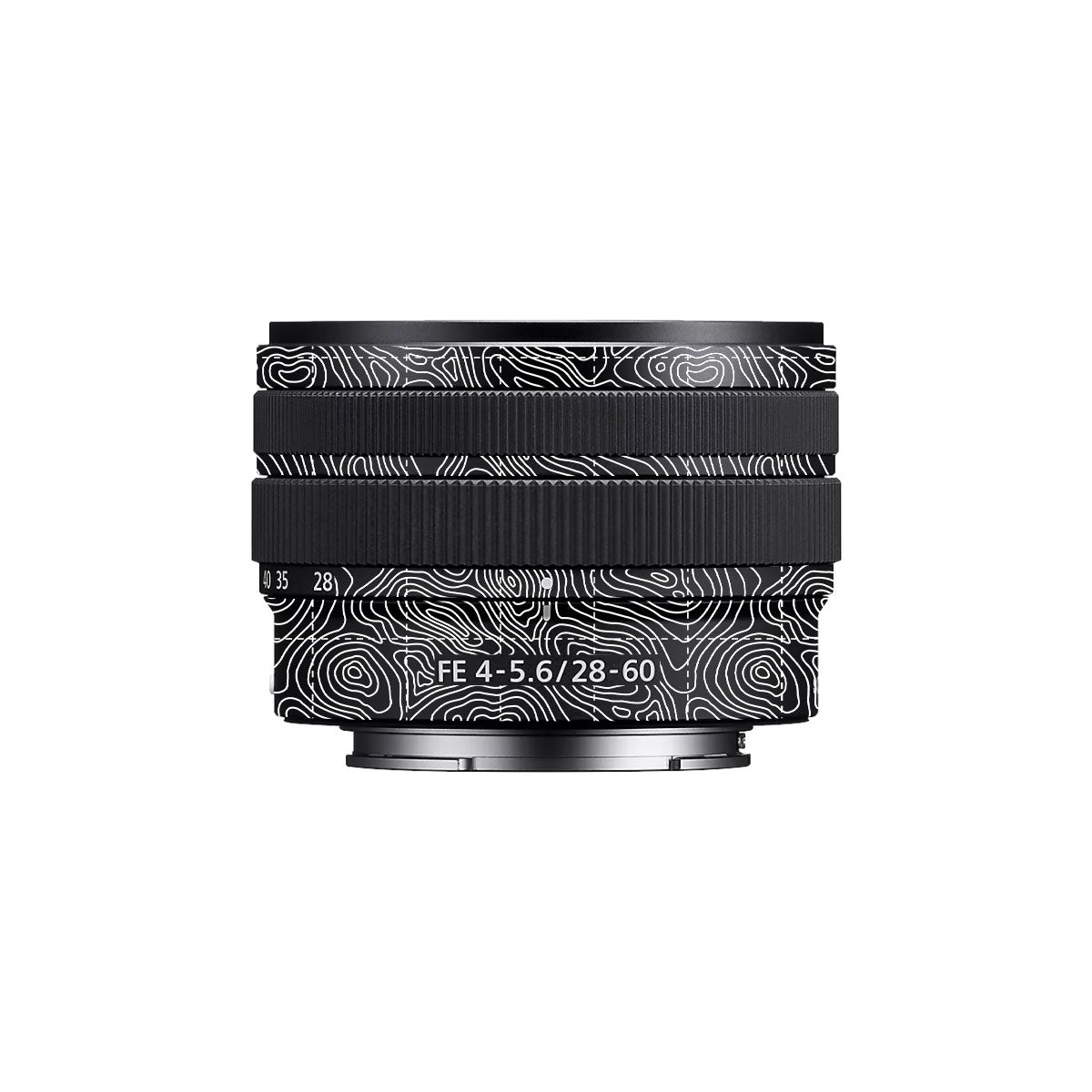 Textured Midnight Slate Sony FE 28-60mm F/4-5.6 Camera Lens Skin