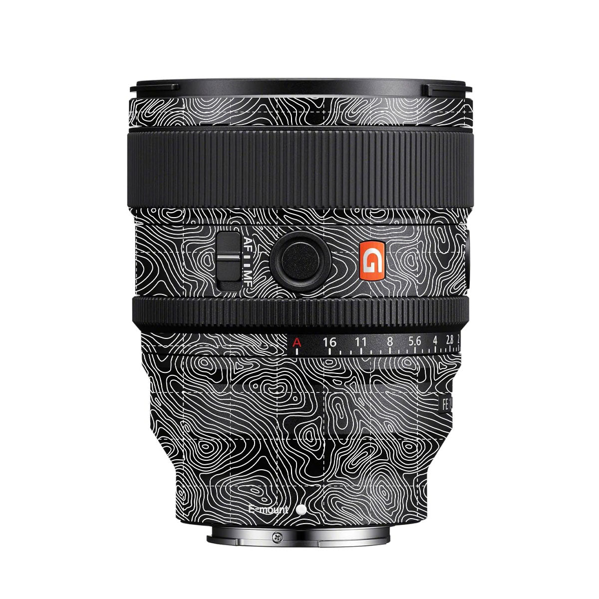 Textured Midnight Slate Sony FE 85mm F/1.4 GM II Camera Lens Skin