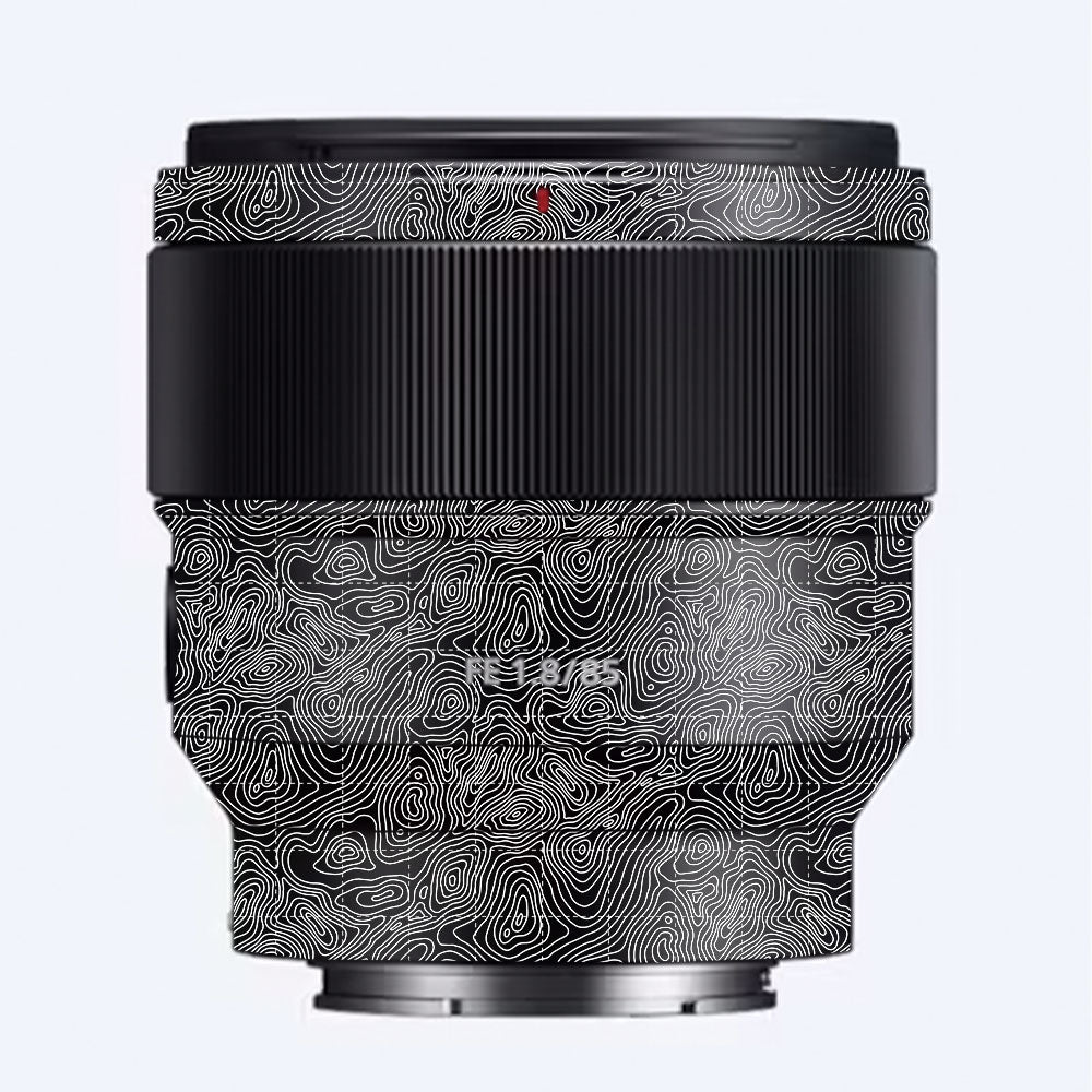 Textured Midnight Slate Sony FE 85mm f/1.8 Camera Lens Skin