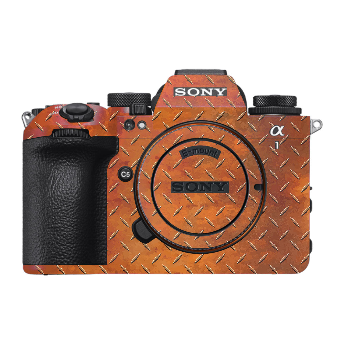 Textured Rust Forge Sony A1 Mark II Camera Skin