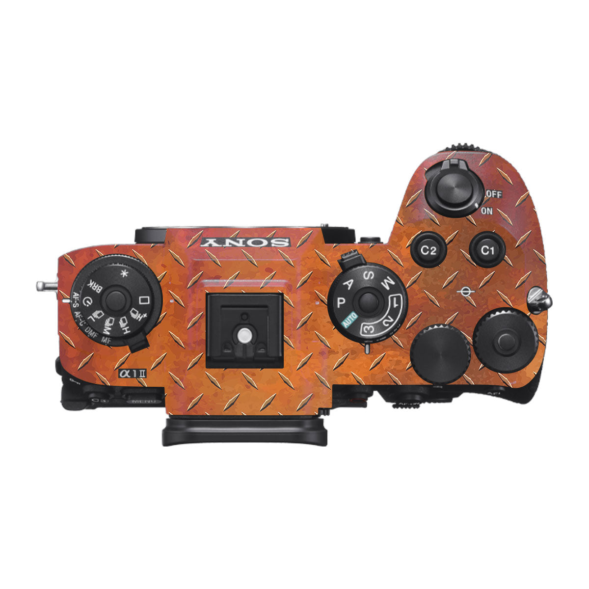 Textured Rust Forge Sony A1 Mark II Camera Skin