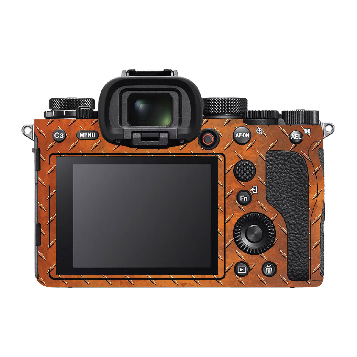 Textured Rust Forge Sony A1 Camera Skin